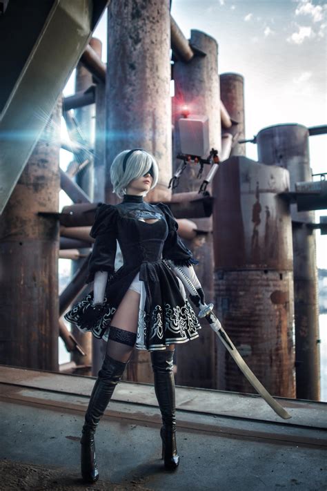 2b cosplay ass|The best 2B Cosplay